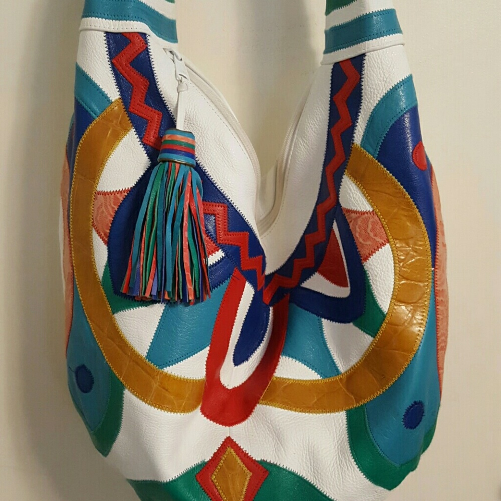 Viva of California Oversized Leather Hobo Bag